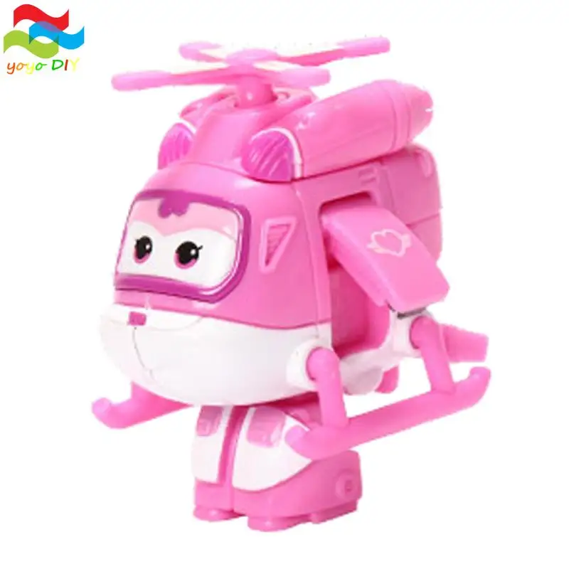 

4PCS/Set Super Wings Mini Airplane ABS Robot toys Educational Child Super Wing Transformation Jet Animation Children Kids Gift