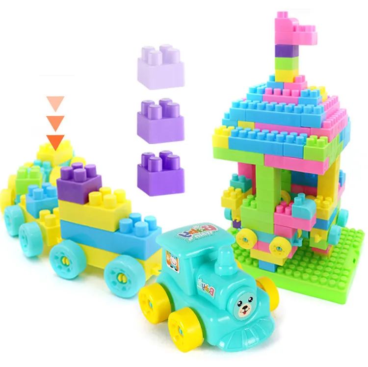 

100pcs Large particle Brick DIY Building Blocks Educational Toys Bulk For Children Gift Compatible Legoingly