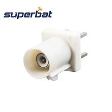 Superbat 10 шт. Fakra "" штекер печатного монтажа прямой connecntor для Радио Без Phantom питания