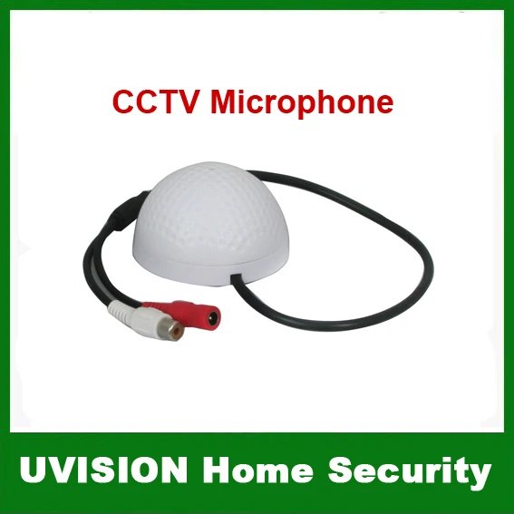 DVR Monitor MIC Microphone RCA Output for CCTV Security Camera Audio 20pcs/lot free shippingin