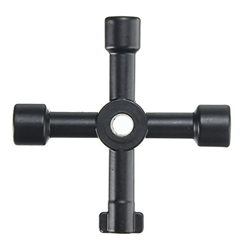 

4 In 1 Universal Cross KEY Triangle KEY for Train Electrical Elevator Cabinet Valve Alloy Triangle Square Wrench