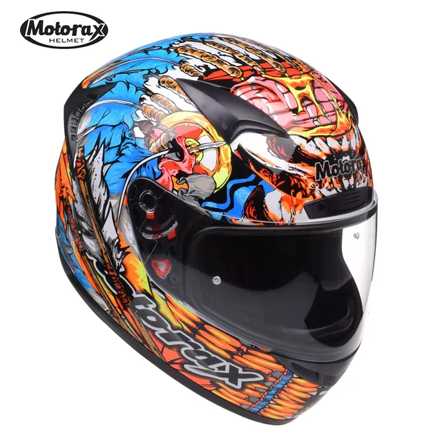 Motorax Tr30 Indian Racing Motorcycle Helmet Full Face Capacete