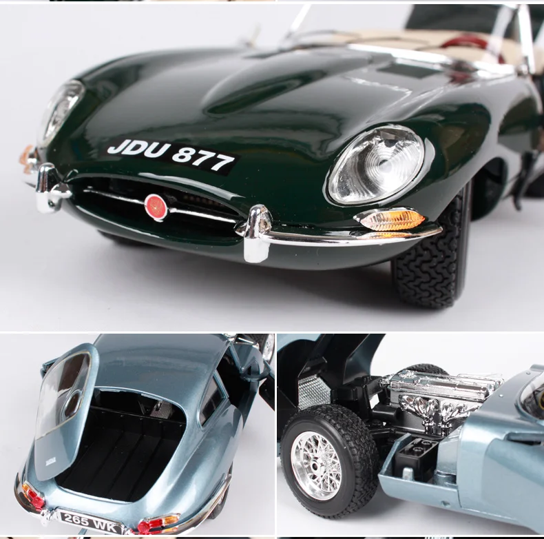 Bburago 1:18 Jaguar E-type Coupe Cabriolet ретро классический автомобиль литая под давлением модель автомобиля игрушка Новинка в коробке 12044