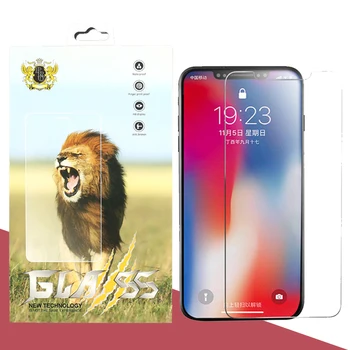 

100pcs 2.5D Screen Protector Tempered Glass For iPhone 11 Pro Max XS XR X 8 7 6 6S Plus 5 5S SE 9H Arc Edge Clear Film With Box