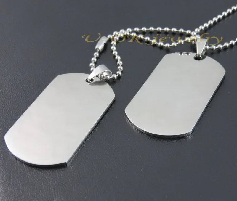 TOOLOUD Beaches and Money Adult Dog Tag Chain Necklace