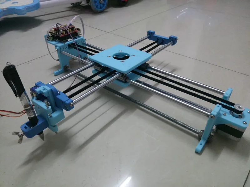 

1set Assembled Drawing Machine Lettering Writing Robot Corexy XY-plotter Drawing Robot Kit Working Area 290x240mm size
