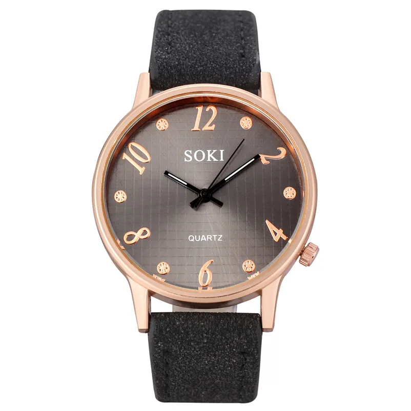Fashion women watches top brand luxury ladies watch Leather Band Analog Quartz Round Wrist Watch clock relogio feminino J20 (9)