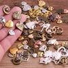  20pcs/lot Vintage Metal 6 color Mixed Hearts Charms Retro love Pendant for Jewelry Making Diy Handmade Jewelry ► Photo 1/2