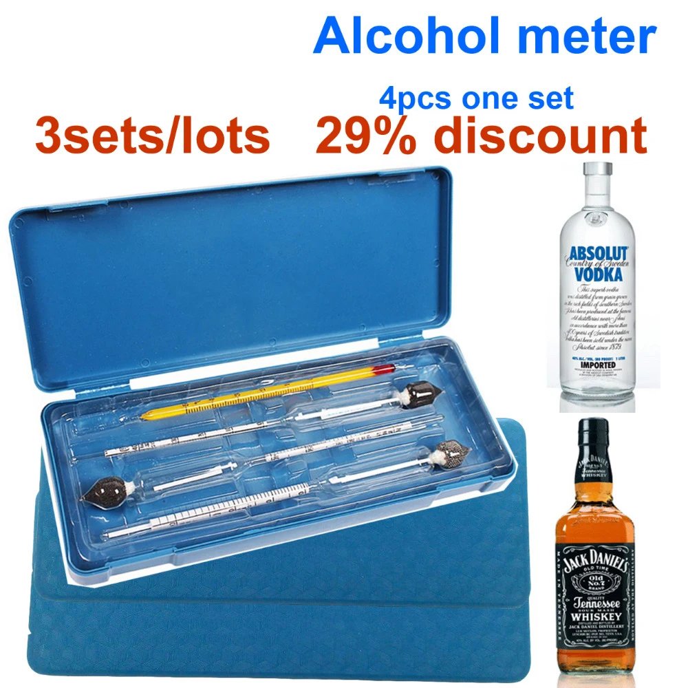3sets-lot-olimpo-Alcohol-Meter-Alcoholometer-Wine-Meter-Measuring-Alcohol-Instrument-Concentration-Meter-Whisky-Vodka