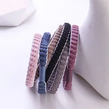 1 шт. простой галстук резинка для волос поворотная головка веревка дикий хвост аксессуары для волос головной убор G0417