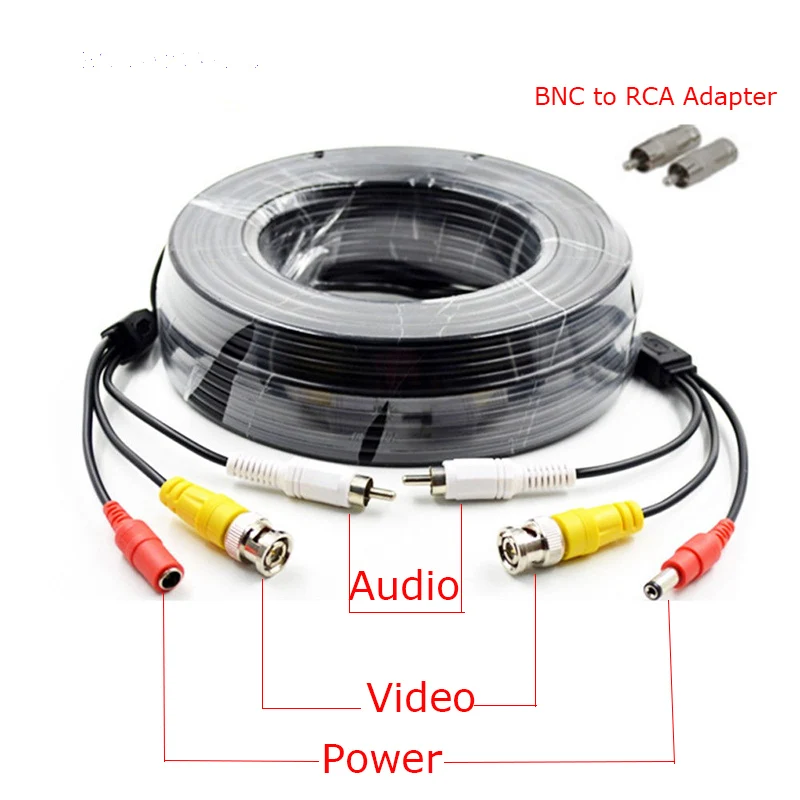 5M / 10M / 15M / 20M Security CCTV Cable BNC RCA CCTV Camera Video Audio AV Power Cable For Surveillance Camera DVR System 5M / 10M / 15M / 20M Security CCTV Cable BNC RCA CCTV Camera Video Audio AV Power Cable For Surveillance Camera DVR System