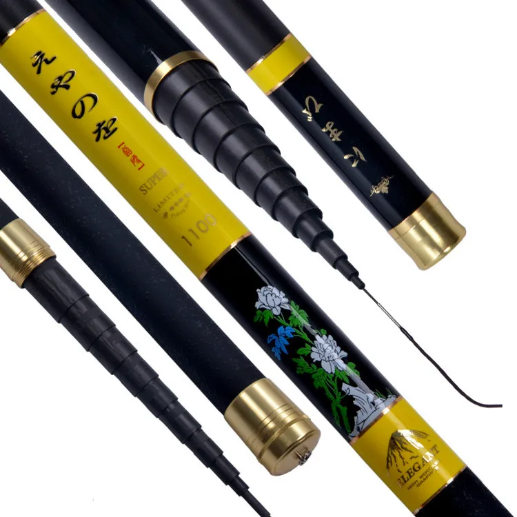 

Carp Fishing Pole Long Sections Super Hard Power Hand Rod Carbon 9/10/11/12/13/14m 28 Tuning Canne Pesca Fishing Tackle