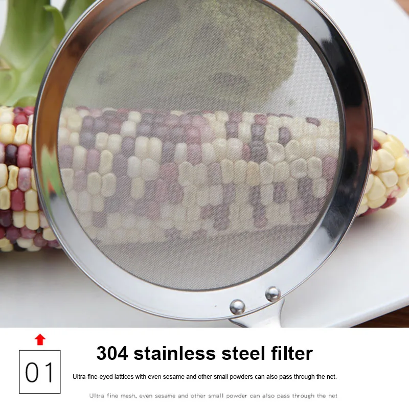 

2 Pcs/Set Stainless Steel Spoon Filter Set Soup Filter Spoon Fried Hot Pot Slip Net Kitchen Tool Accessories Hogard
