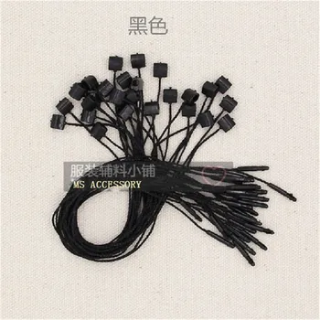 

Clothing tag line High-end sesame clothes hanging rope with snap head Tag line garment hanging grain