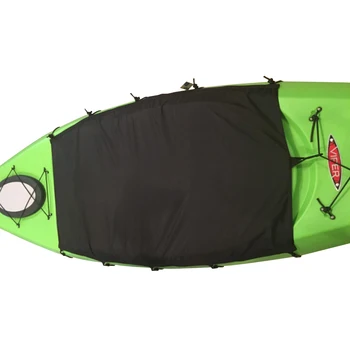 

Hot Black Front Kayak Boat Canoe Storage Transport Dust Cover for Fishing Inflatable Boat Replacement
