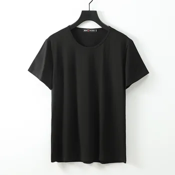 

summer cotton male big o-neck t shirt solid color fat guy plus size men's Casual short-sleeve T-shirt M-9XL big tshirts 9 colors