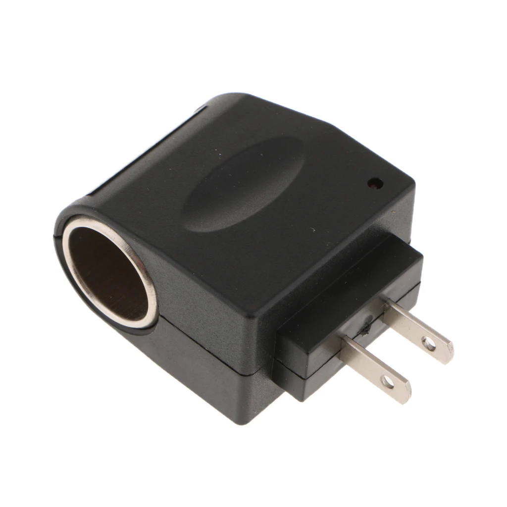 110V-220V AC Plug To 12VDC Car Cigarette Lighter Converter Socket Adapter