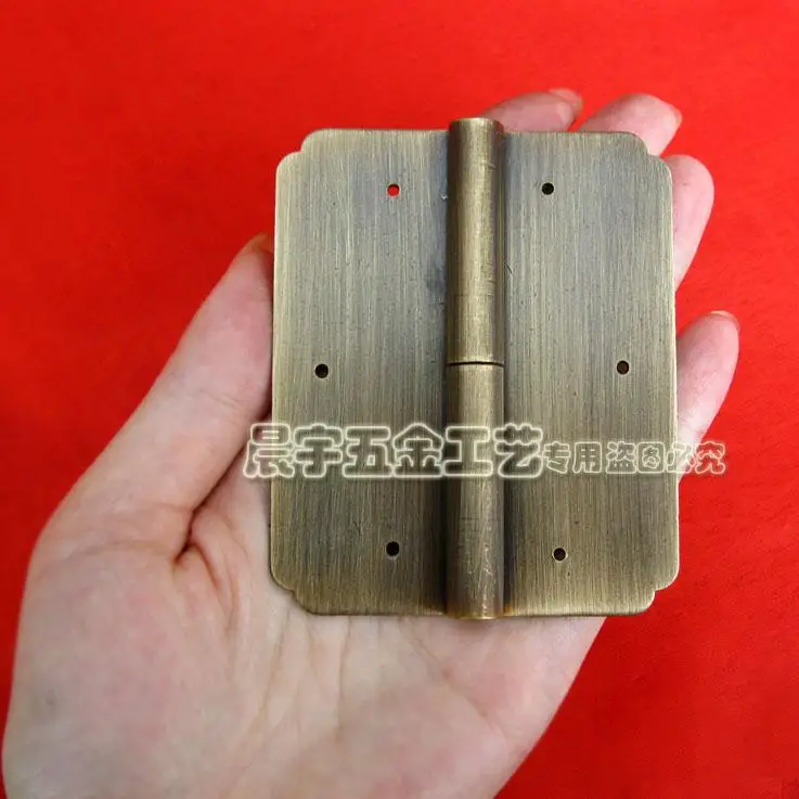 Wholesale Furniture fittings Hinge hardware Door hinge 8cm Brass hinge Hidden hinges door