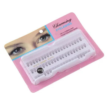 

New Individual False Fake 60 Stand Eyelashes Premium Corner Flare Cluster Lashes drop shipping