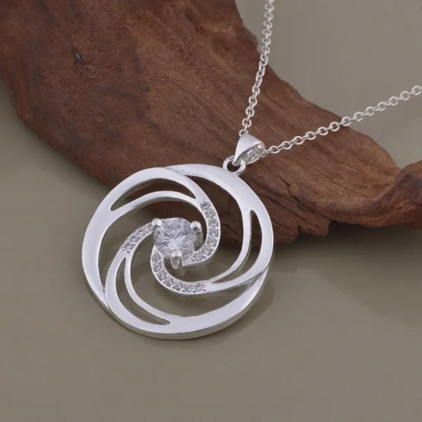 

wholesale High quality silver Fashion jewelry chains necklace pendant WN-1378