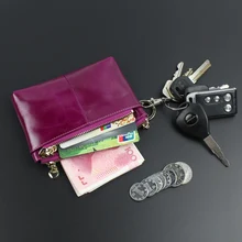 Модные мини Зажимы для денег, женский клатч из натуральной кожи, тонкий кошелек, бизнес-держатель для карт, денег, карт, карман, автомобильный чехол для ключей Carteira