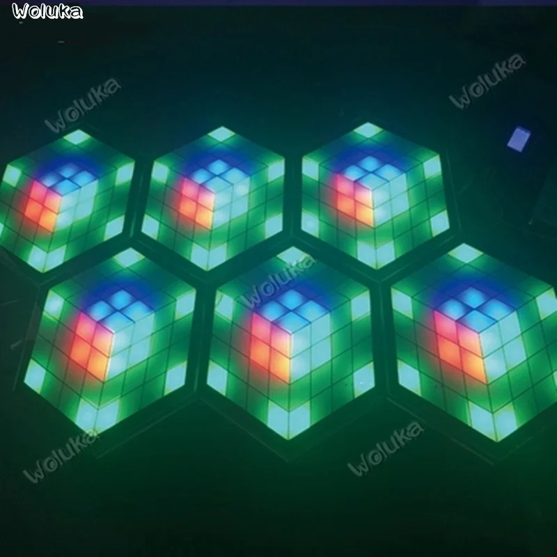 New LED floor tile lamp hexagon cube buried bar stage Dance CD50 W03 | Лампы и освещение