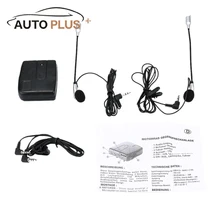 New Helmet to Helmet Communicator Motorcycle Intercom Motorbike Helmet Headset Intercom 2-Way Communication System Earphone+Mic