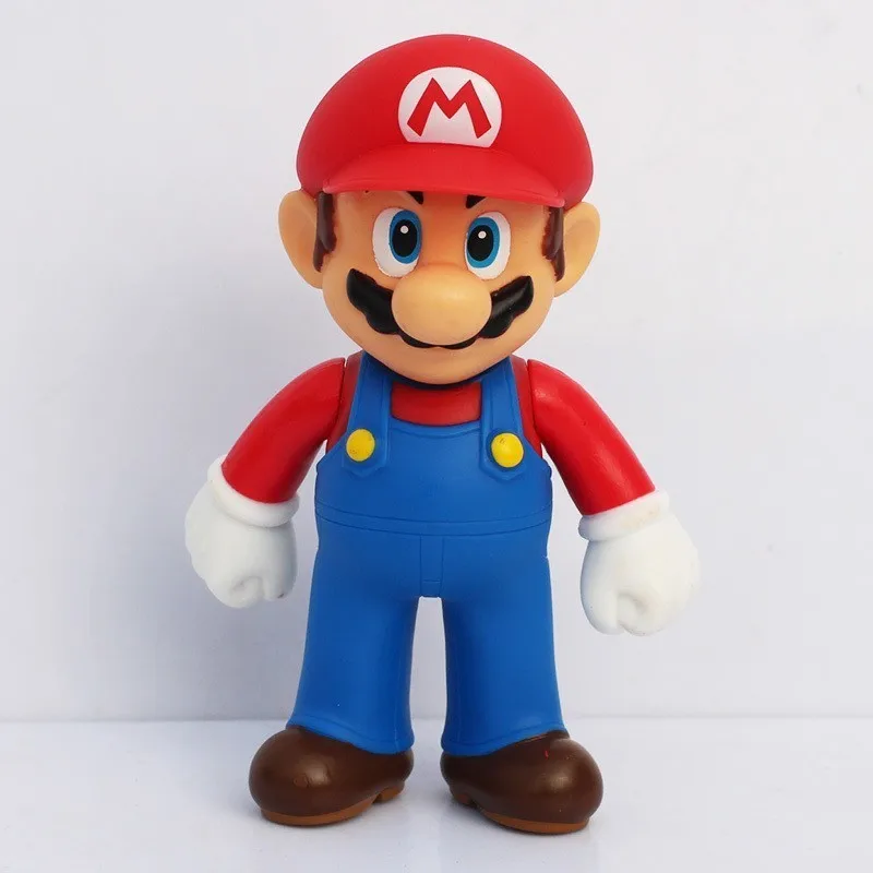 Super Mario Bros PVC Action Figures Doll Toys Mario Yoshi Luigi Peach Princess Koopa Bowser Donkey Kong Model Figure Dolls