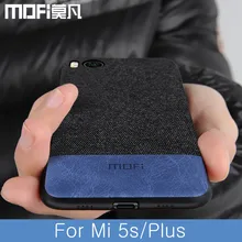 Für Xiaomi Mi 5s Fall Abdeckung Stoßfest Zurück Abdeckung Stoff Tuch Ausgestattet Schutzhüllen Capas MOFi Original Mi5s Plus fall
