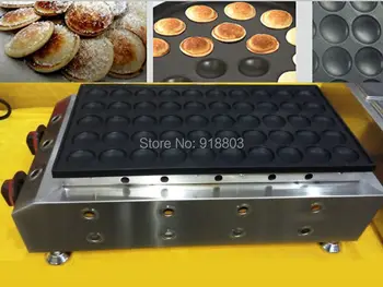 

New Commercial Use Non-stick LPG Gas 50pcs Poffertjes Mini Dutch Pancake Maker Iron Machine Baker