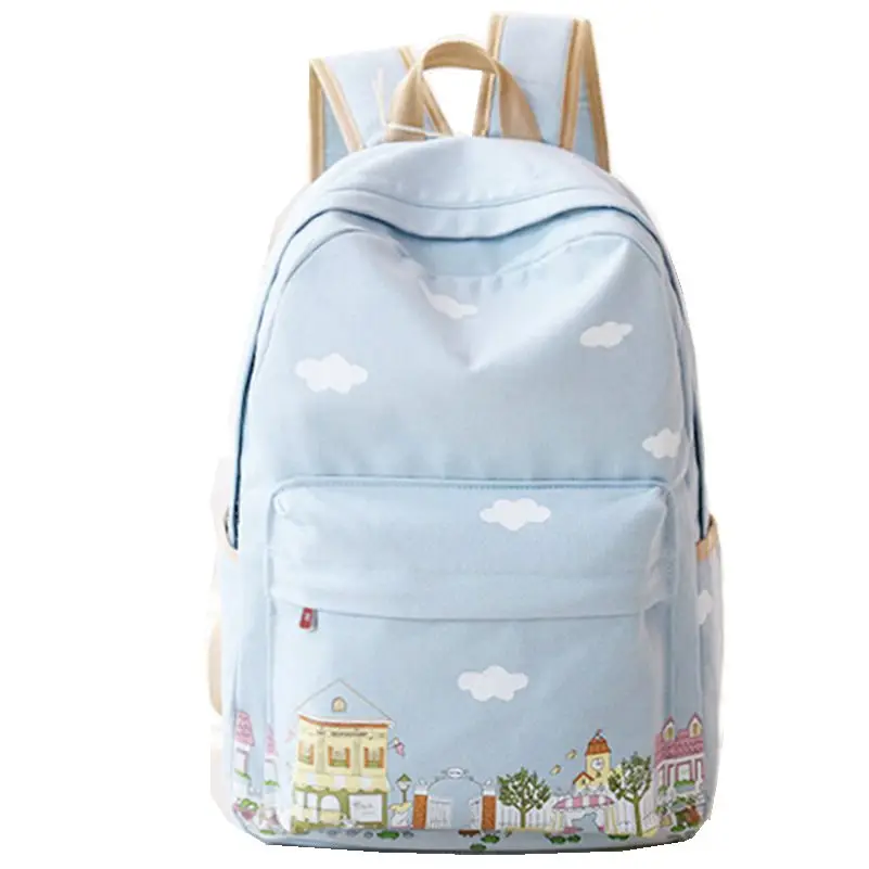 2016 New Fashion font b Women b font Canvas font b Backpacks b font for Teenage