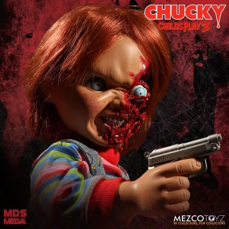 Mezco Toyz 78020 15 дюймов Chucky Rotten Face версия с голосовой коллекцией фигурка для фанатов подарок на праздник