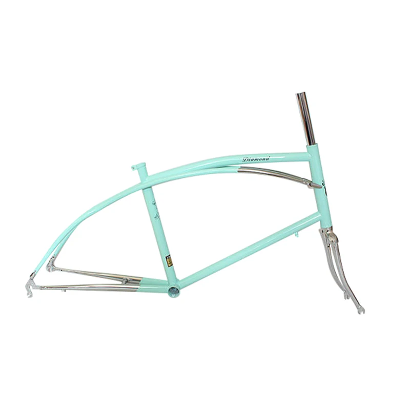 Excellent Reynolds 525 Chrome molybdenum steel 20 inch  BXW  Bike frame Copper plated frame DIY  bike frame touring bicycle frame 46cm 2