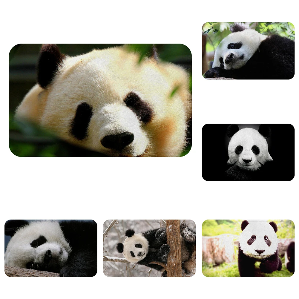 

Panda Cutest Bear Nursey Kids Room Lovely Animal Carpet Decorative Anti-Slip Mats Room Car Floor Bar Rugs Door Home Decor Gift