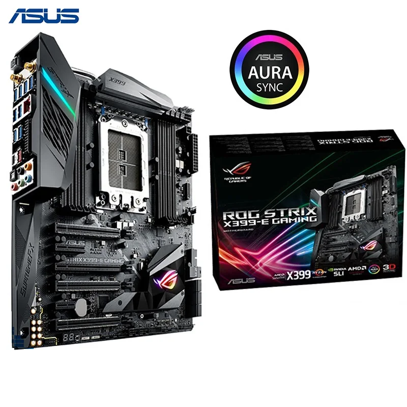 

Asus ROG STRIX X399-E GAMING Motherboard AMD X399 Socket TR4 8XDDR4 128GB E-ATX Motherboard NEW Arrival