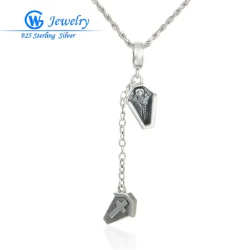 Abalorios de cadena de plata esterlina 925, piedras preciosas para pulsera, collar, joyería a la moda, GW S215H20