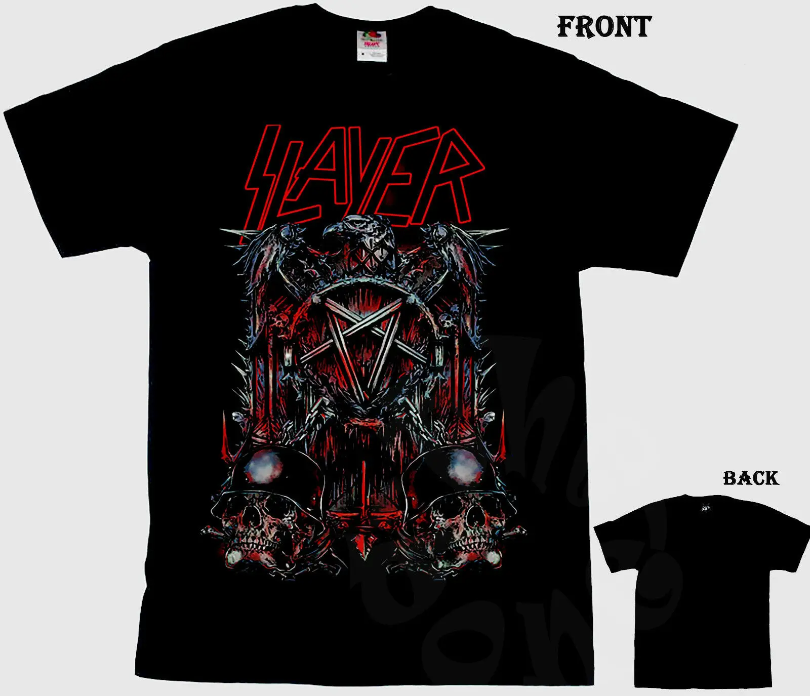 SLAYER War at the Warfield -NEW T-SHIRT MEN'S-DTG PRINTED TEE SIZE-S/ 6XL