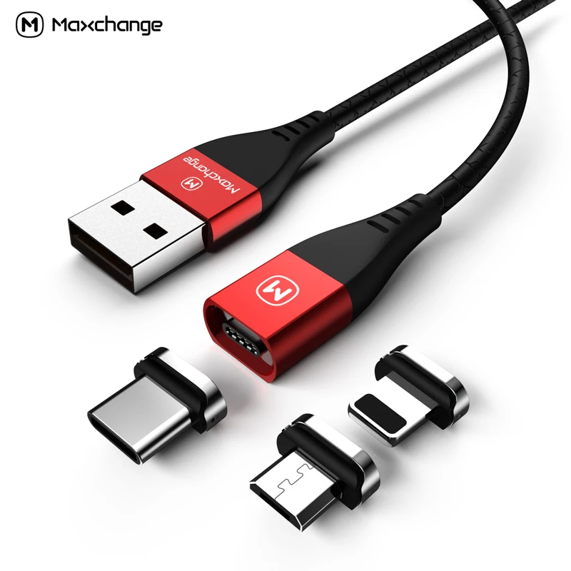 العالمي الهاتف المحمول المغناطيسي مايكرو USB كابل 1 m المغناطيس USB C كابل سريع شحن تاريخ كابلات نوع C شاحن الكابلات ل فون
