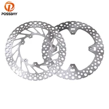 POSSBAY Motorcycle Front Rear Brake Disks Moto Parts for Honda CR125E CR125R CR250E Honda-HM 2002 2003 2004 2005 2006 2007 2008 цена POSSBAY Motorcycle Front Rear Brake Disks Moto Parts for Honda CR125E CR125R CR250E Honda-HM 2002 2003 2004 2005 2006 2007 2008 цены онлайн