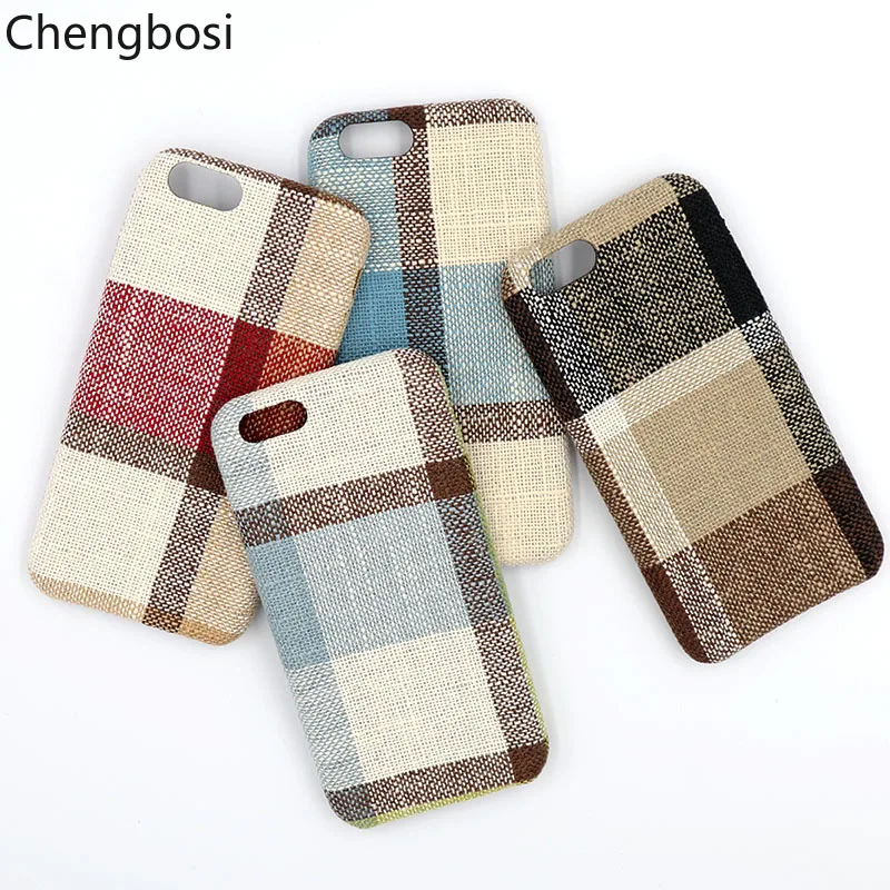 

Fashion Cloth Texture Soft TPU Case for Iphone 7 Case Ultra-thin Canvas Silicone Phone Cases for Iphone 6 6S 7 8 Plus X Xs Max