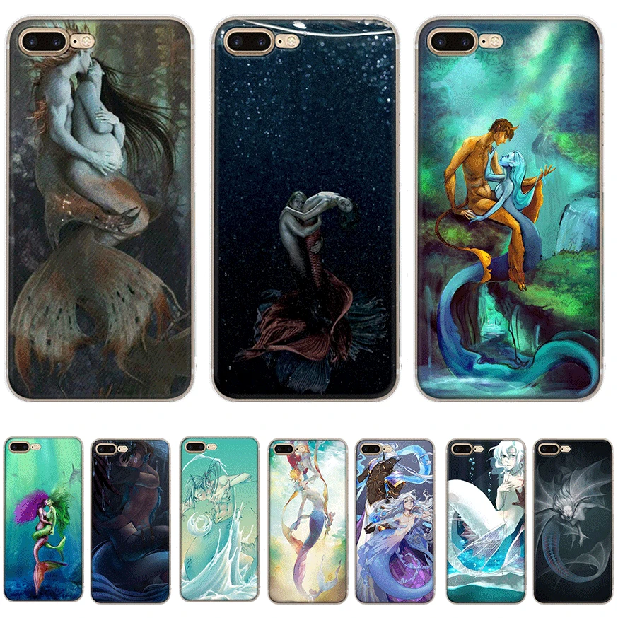 Mermaid Love Mobile Phone Case for iPhone 7 8 6 6s Plus 11 Pro X XS Max XR 5 5S SE Cover |