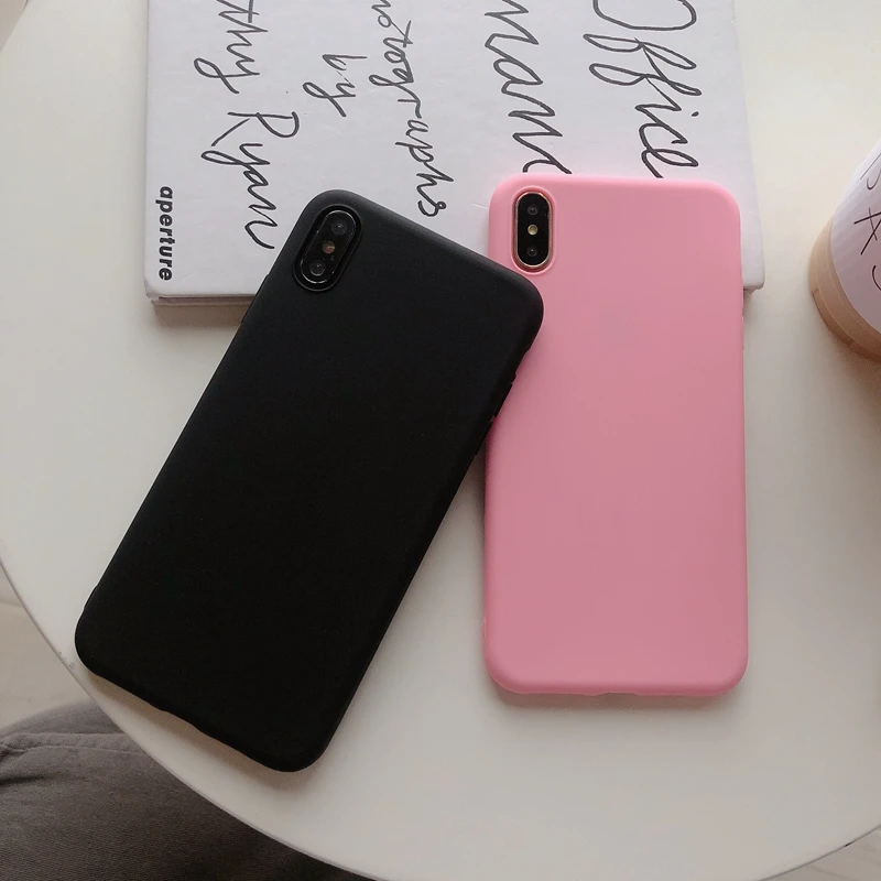 Мягкий тонкий чехол из ТПУ для Apple iPhone 5 6 7 8 Plus SE X XR Xs Max 11 12 PRO MAX|Бамперы| |