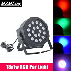 18 x светодио дный 1 Вт RGB LED Par Light Professional DJ/бар/вечерние/шоу/сценический светодио дный свет LED сценическая машина