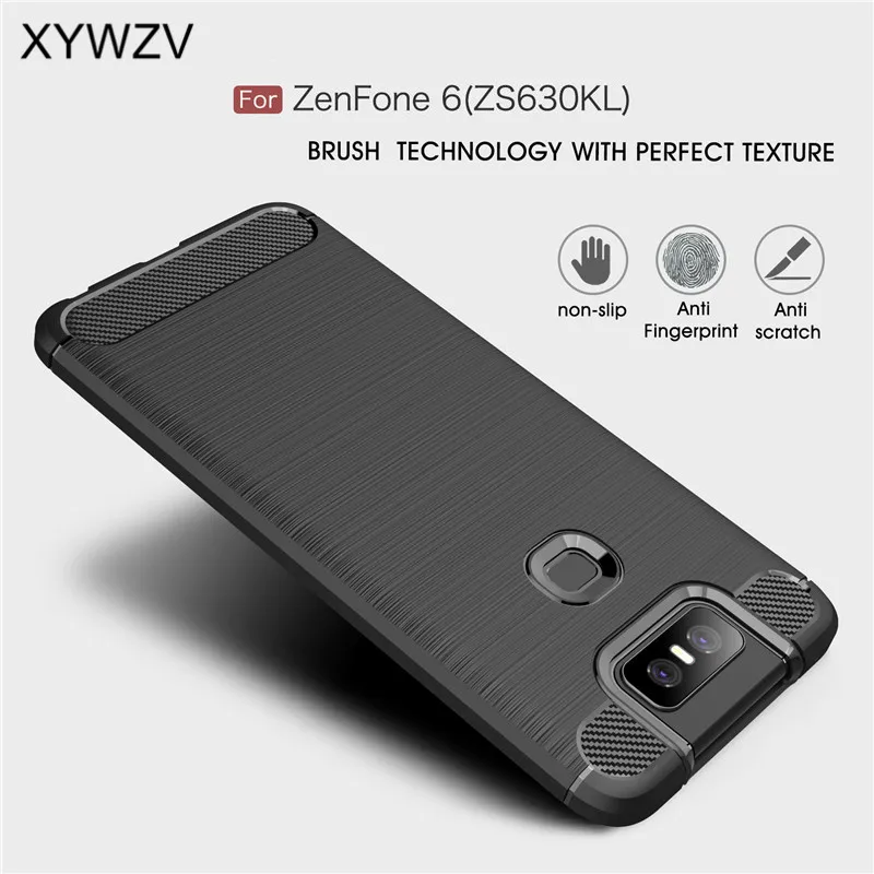 

For Asus Zenfone 6 ZS630KL Case Armor Protective Soft TPU Silicone Phone Case For Asus Zenfone 6 Cover For Zenfone 6 ZS630KL