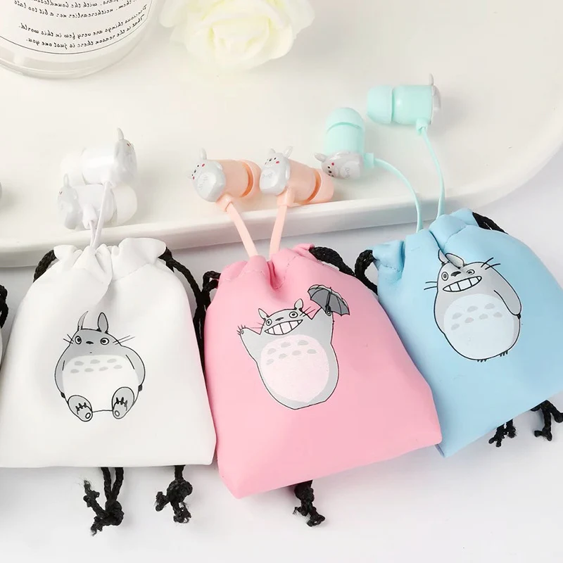 Chiclits Cute Cartoon Earphone Stereo In-ear Headset 3.5mm with Microphone Sports Music Earphones for iPhone Xiaomi MP3 MP4 Girls Child gift (19)