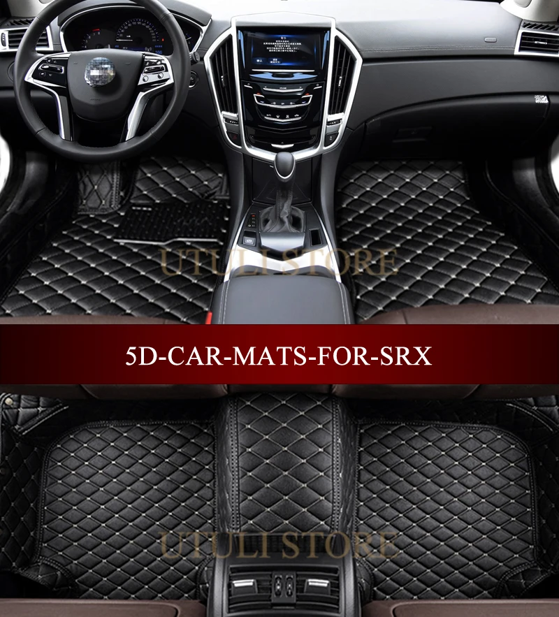 Suv Floor Mats >> Leather Car Floor Mats For Cadillac Srx Suv Route 66 Custom Fit Car Suv Floor Mats >> Leather Car Floor Mats For Cadillac Srx Suv Route 66 Custom Fit Car
