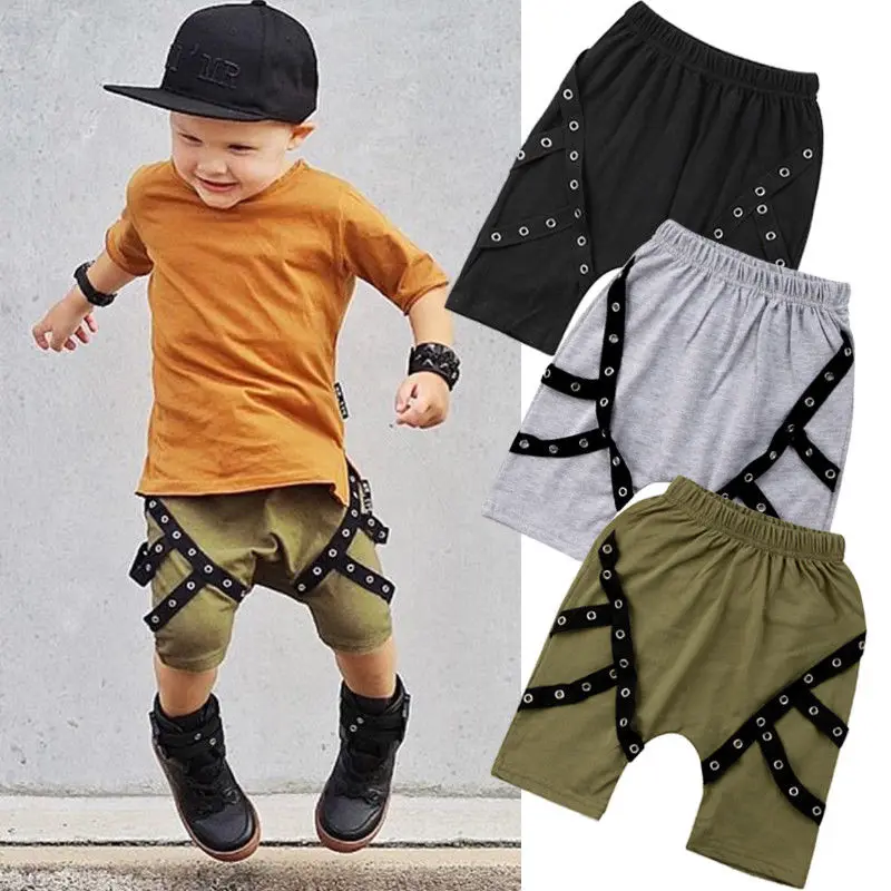 Cotton Toddler Kids Baby Boy Girls Harem Short Pants Leggings Casual