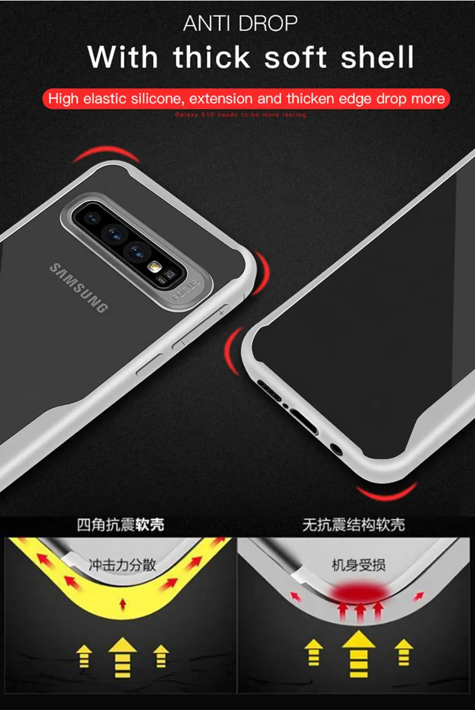 Case For Samsung Galaxy S10 Lite A50 A30 S10e Cover Silicone Case For Samsung Galaxy S8 S9 S10 Plus Note 8 9 A6 A8 J6 Plus 2018  (6)
