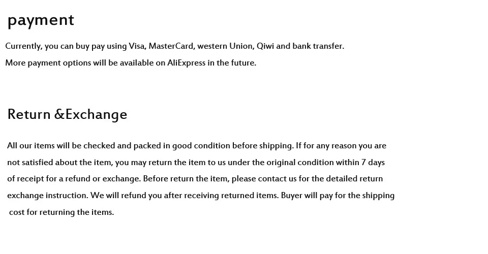 payment