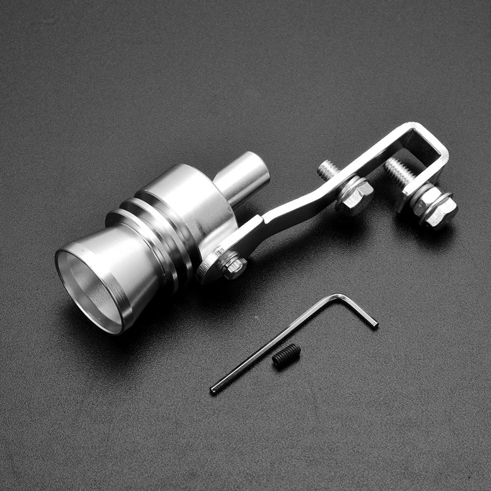 

Universal Car Size L Turbo Sound Whistle Muffler Exhaust Pipe Auto Blow-off Valve Simulator for All Cars Quality Mufflers